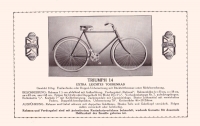 Triumph 25 years bicycle program 1921