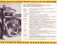 Triumph Programm 1931 Teil 2