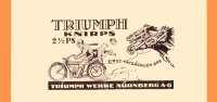 Triumph Knirps model KK 3 HP brochure 1924