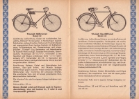 Triumph Fahrrad Programm 1934