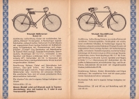 Triumph Fahrrad Programm 1934