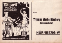 Triumph Ansichtskarten 1930er Jahre