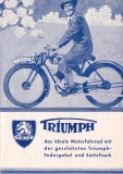 Triumph Motorfahrrad Prospekt ca. 1935