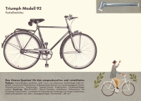 Triumph Fahrrad Prospekt 1954