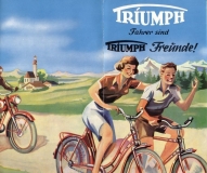 Triumph bicycle program 1950s / 1960s