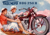 Triumph BDG 250 H brochure 1952