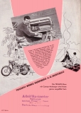 Triumph Boss und Campo Anhänger Prospekt 1954/55