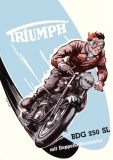 Triumph BDG 250 SL brochure 1955