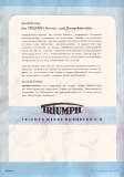 Triumph Fahrrad Programm 1949