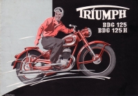 Triumph BDG 125 and BDG 125 H brochure 1952