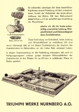 Triumph comparison doplepiston twostroke OHV fourstroke brochure 1952