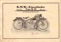 BMW program 1925