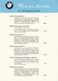 BMW pricelist 1954