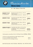 BMW pricelist 1965