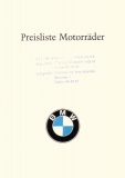 BMW Preisliste 9.1967