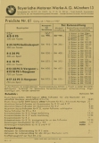 BMW Preisliste Nr.61 2.1937