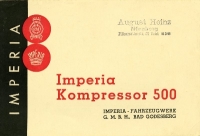 Imperia Kompressor 500 Prospekt 1935