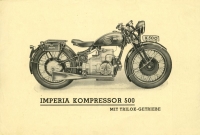 Imperia Kompressor 500 brochure 1935