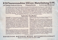 BMW R 24 brochure 9.1949