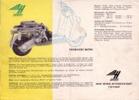 Heinkel Tourist 174 ccm brochure 1954