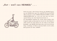 Heinkel Moped Perle Prospekt ca. 1955