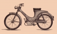 Heinkel Moped Perle brochure 1950s