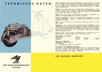 Heinkel Tourist 174 ccm brochure 1955