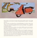 Heinkel Tourist 175 ccm brochure 1950s