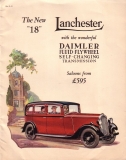 Lancester „The new 18“ brochure 1932