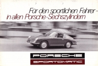 Porsche 911 ..in allen 6Zyl.-Sportomatic Prospekt 7.1967