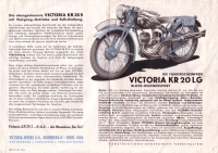 Victoria KR 35 S und KR 20 LG Prospekt 1936