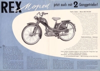 Rex Zweigang Moped Prospekt 2.1955