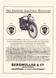 UT 250 ccm Motorrad Prospekt ca. 1925