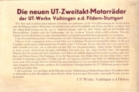 UT Programm 1931