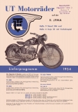 UT program 1954/55 II.IFMA