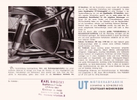 Preview: UT TS 250 u. TS 252 Prospekt ca. 1952