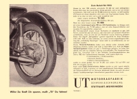 UT TS Modelle Prospekt 1953