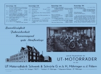 UT Programm 1937