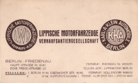 LWD Motorrad Prospekt ca. 1923