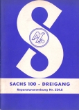 Sachs 100 Dreigang repair manuel 1958