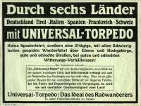 Sachs poster -Durch 6 Länder- 1913