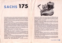 Sachs 175ccm Motoren Prospekt 4.1953