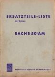 Sachs 50/AM partlist 1962