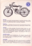 Sachs Motor 98ccm für Motorfahrräder Prospekt 4.1937