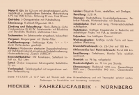 Preview: Hecker K 125 Prospekt 1950er Jahre