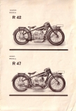 BMW R 42 und R 47 Prospekt 1927