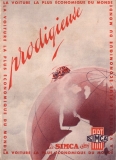 Simca Cinq Prospekt 1930er Jahre