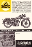 Hercules 200ccm Prospekt 1936