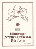 Hercules Fahrrad Programm 1930er Jahre