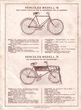 Hercules Fahrrad Programm 1930er Jahre